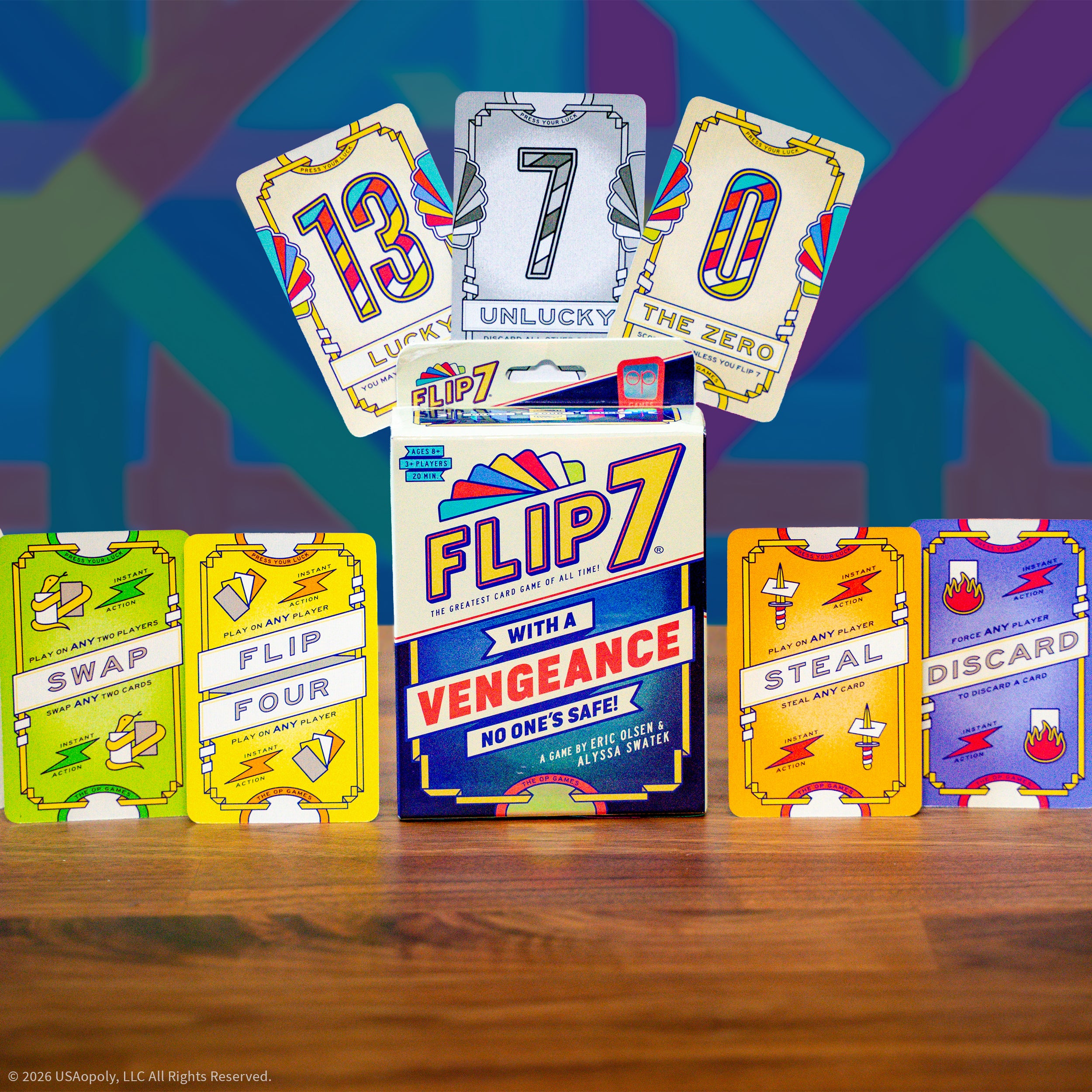 Flip 7: With a Vengeance tabletop game